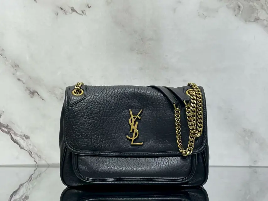 Niki Baby grained leather
