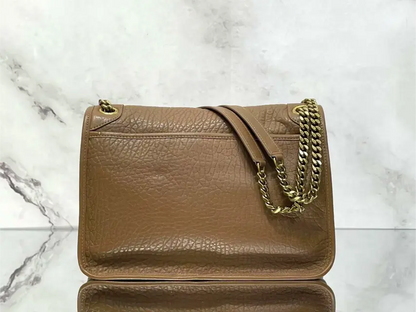 Niki Baby grained leather