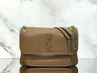 Niki Baby grained leather