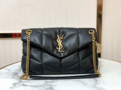LOULOU PUFFER quilted lambskin bag