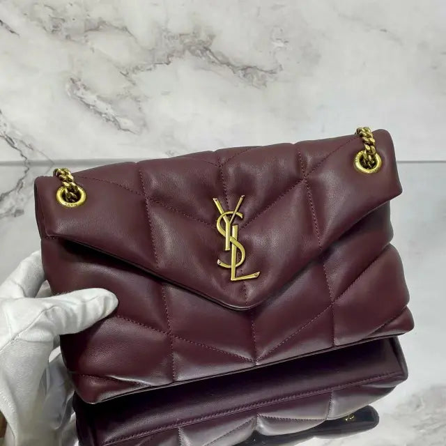 LOULOU PUFFER quilted lambskin bag