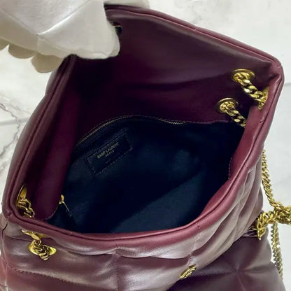 LOULOU PUFFER quilted lambskin bag
