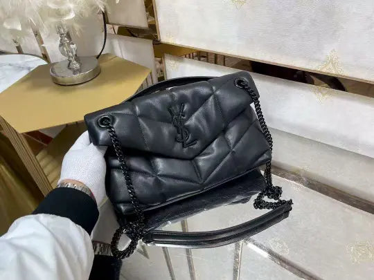 LOULOU PUFFER quilted lambskin bag