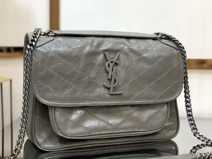 Niki Baby in Crinkled Vintage Leather