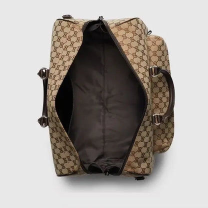 GG canvas medium travel bag