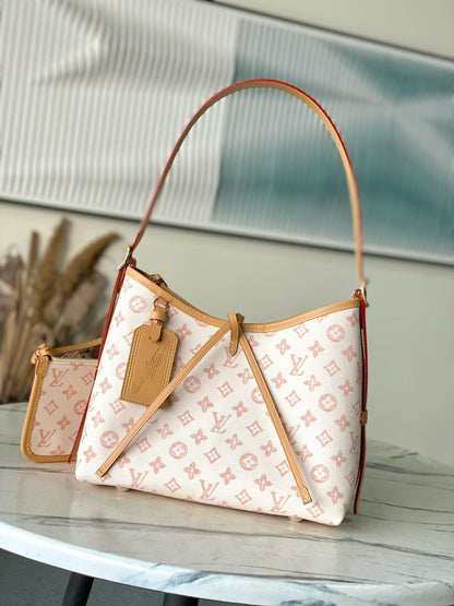 2026 CarryAll MM (Medium) Handbag in Linen Monogram Origine Lin Coated Canvas M27948