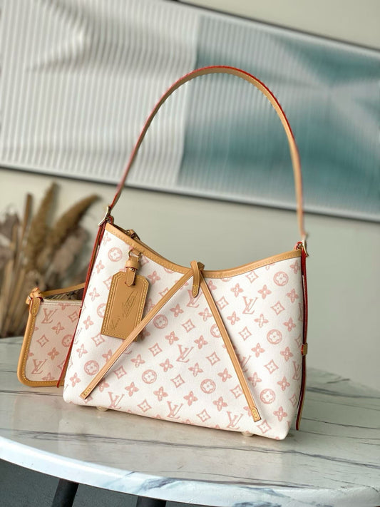 2026 CarryAll MM (Medium) Handbag in Linen Monogram Origine Lin Coated Canvas M27948