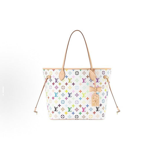 2026 Neverfull MM Handbag in Monogram Multicolore coated canvas M27787