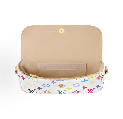 2026 Monogram Multicolore Chain Bag in White Canvas M27492